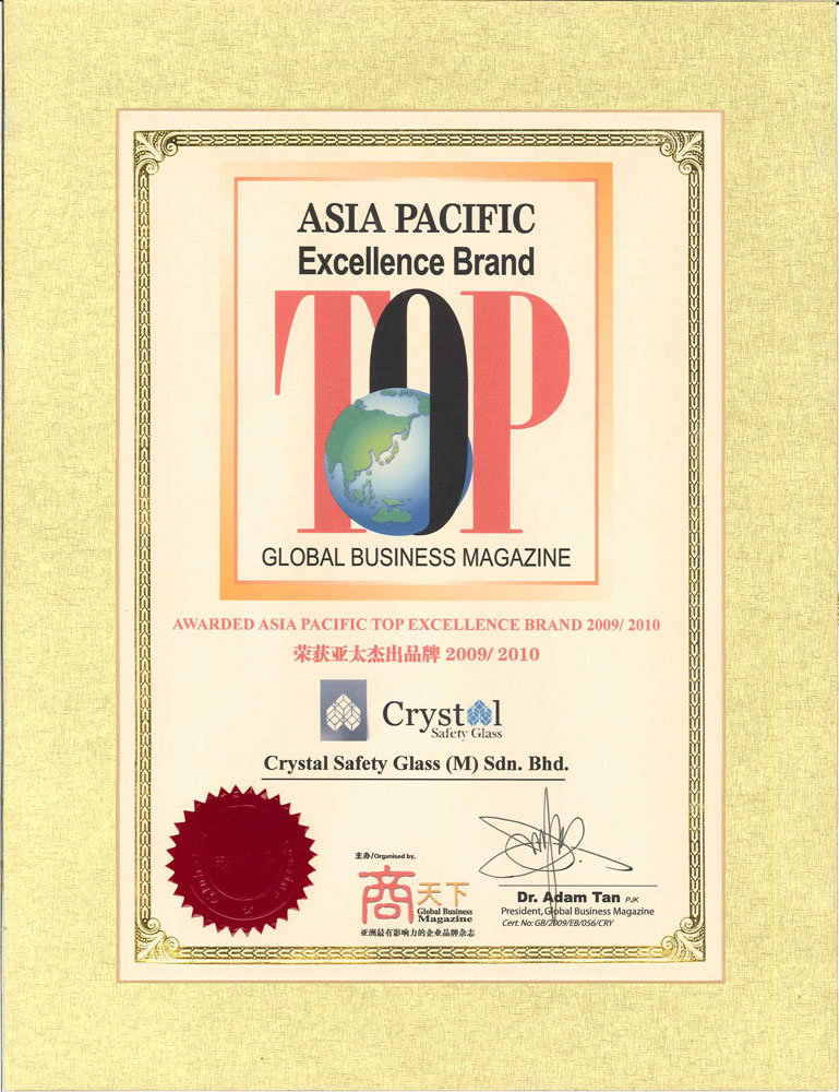 cert Asia Pacific Top Excellence Brand